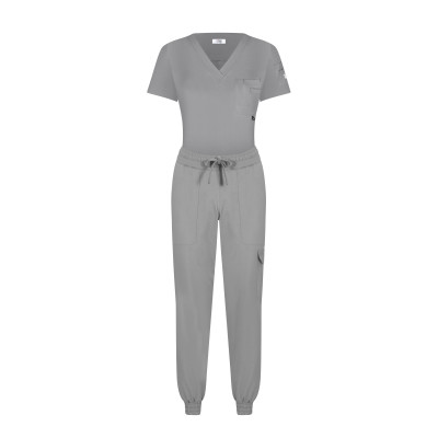Pulse Scrub Set - Gray / Gris